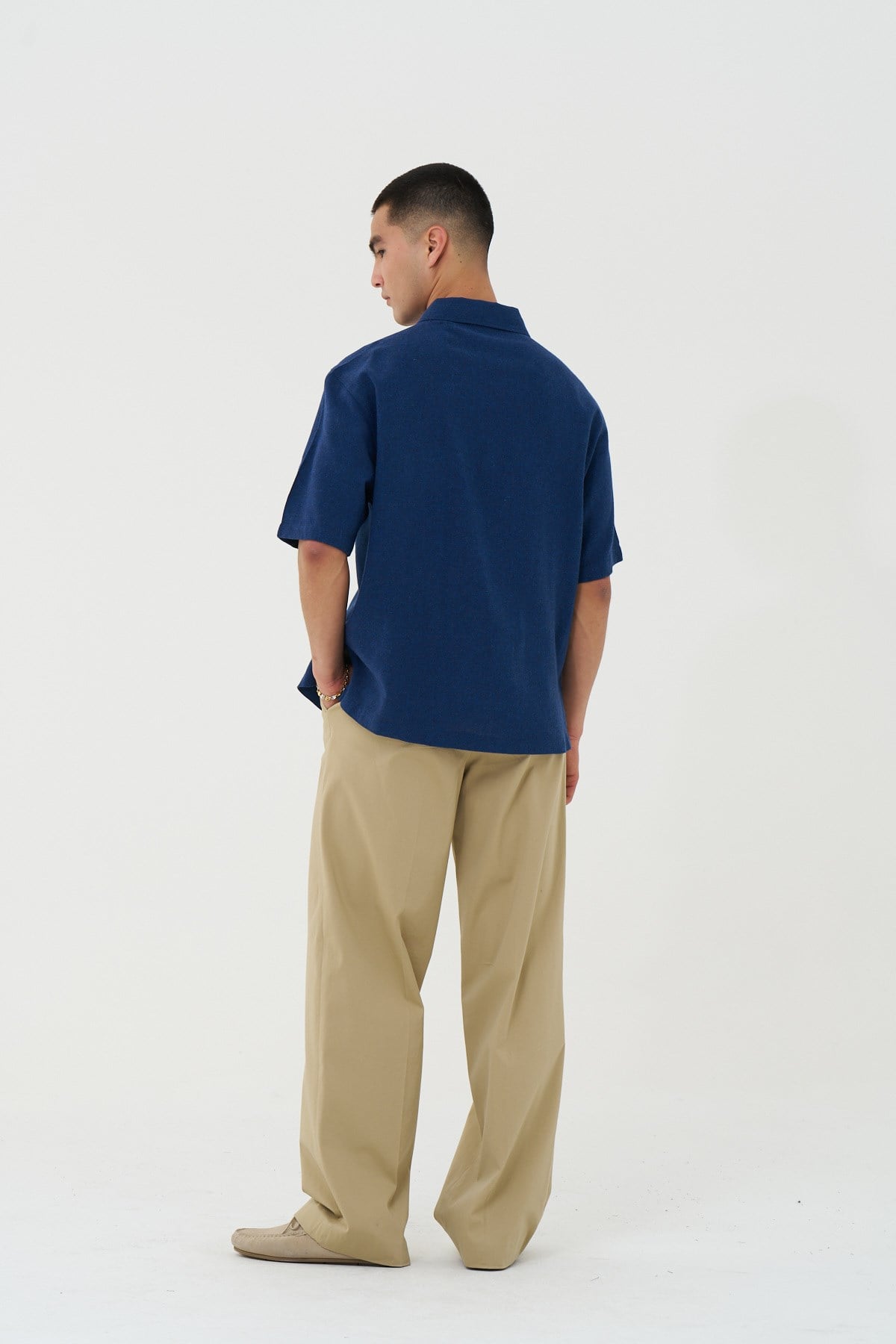 Core Regular Fit Erkek Gömlek İndigo