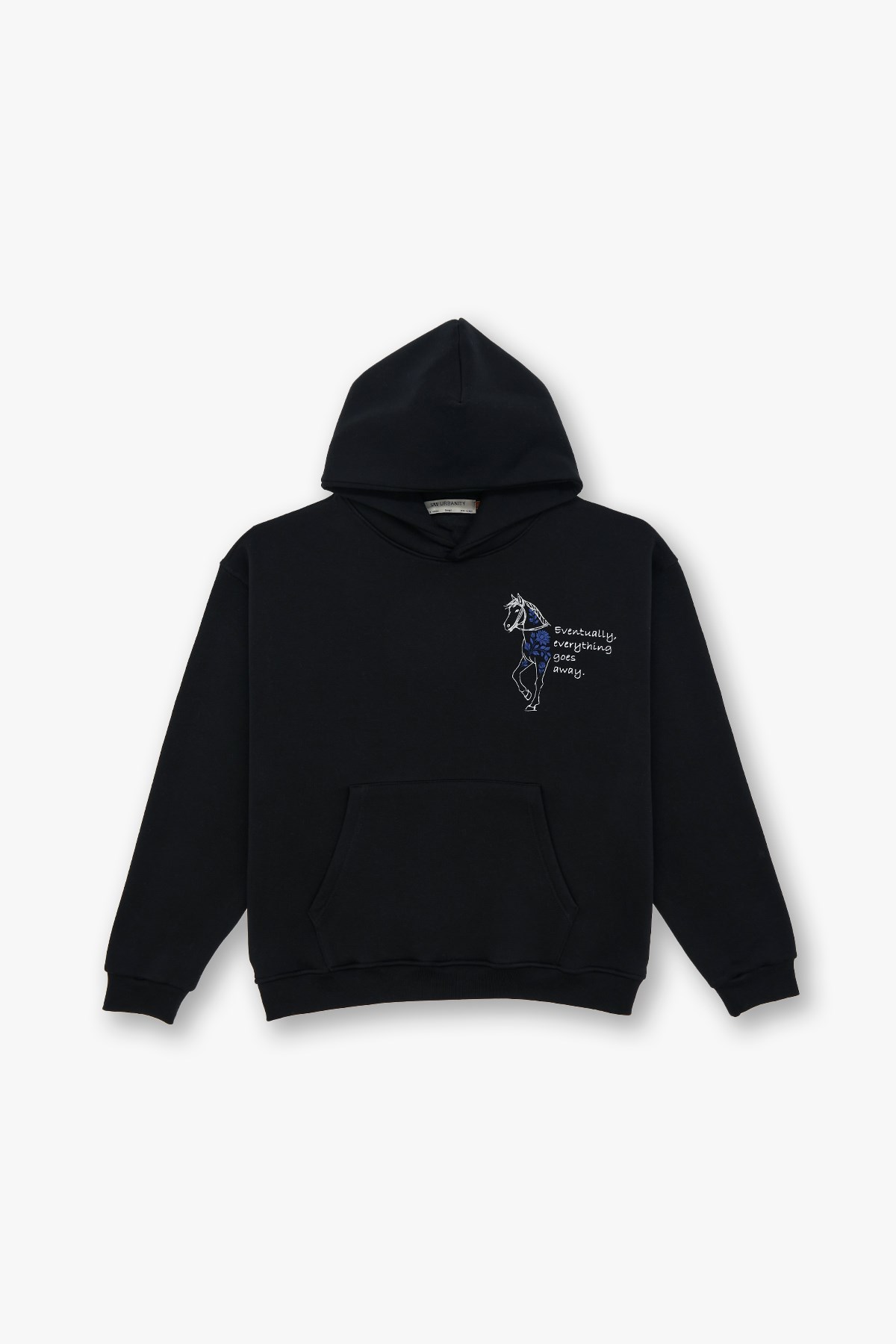 Design Story Fading Echoes Oversize Sweatshirt Erkek Siyah