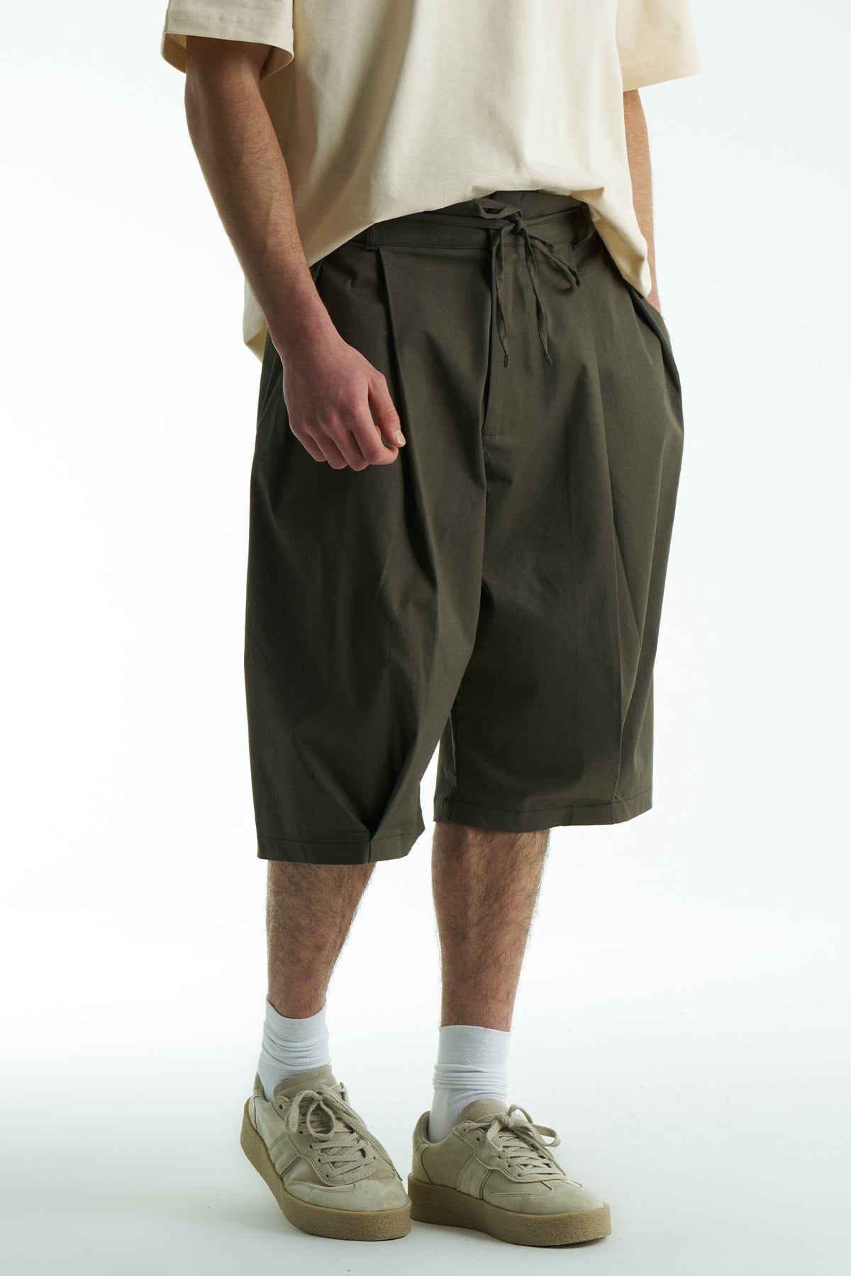 Easen Relaxed Fit Erkek Şort Haki