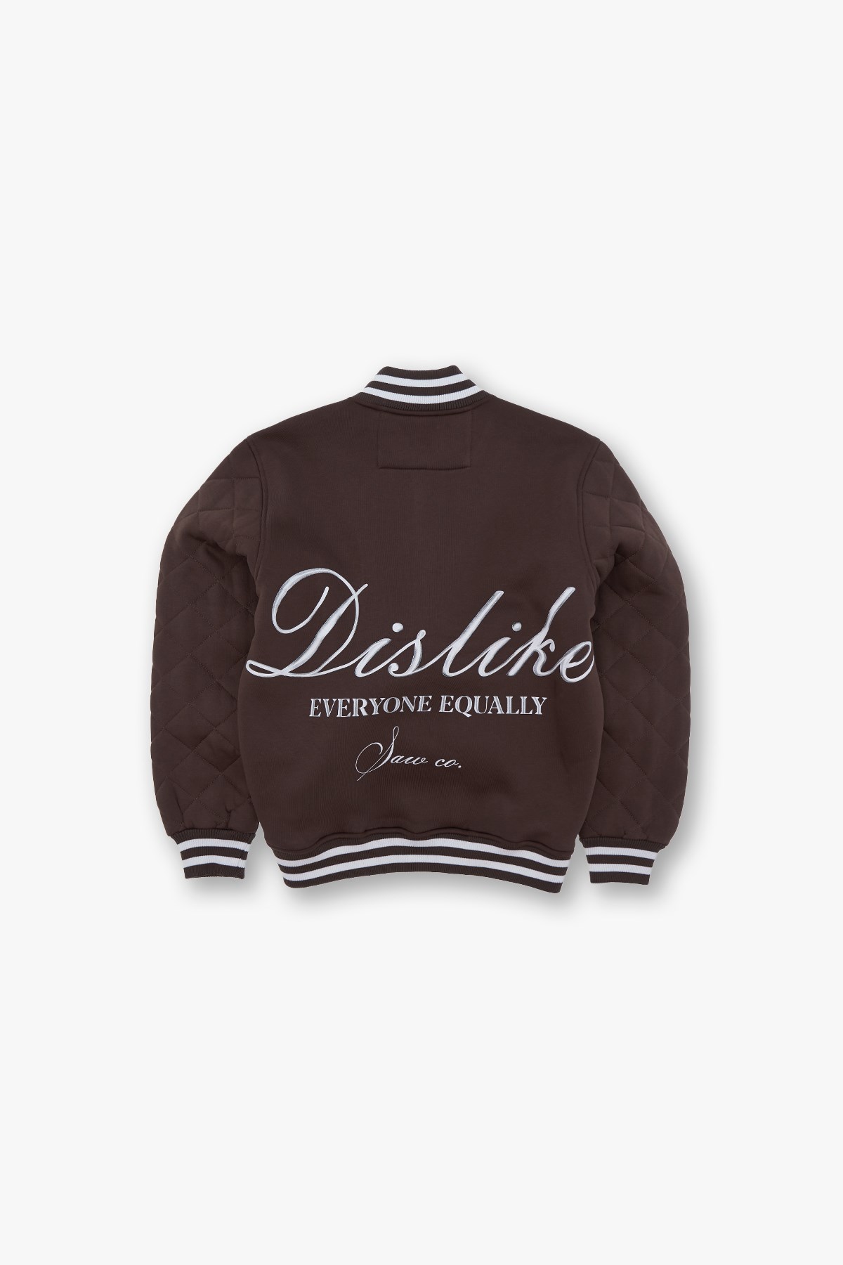 Equal Dislike Oversize Kolej Ceketi Erkek Kahverengi