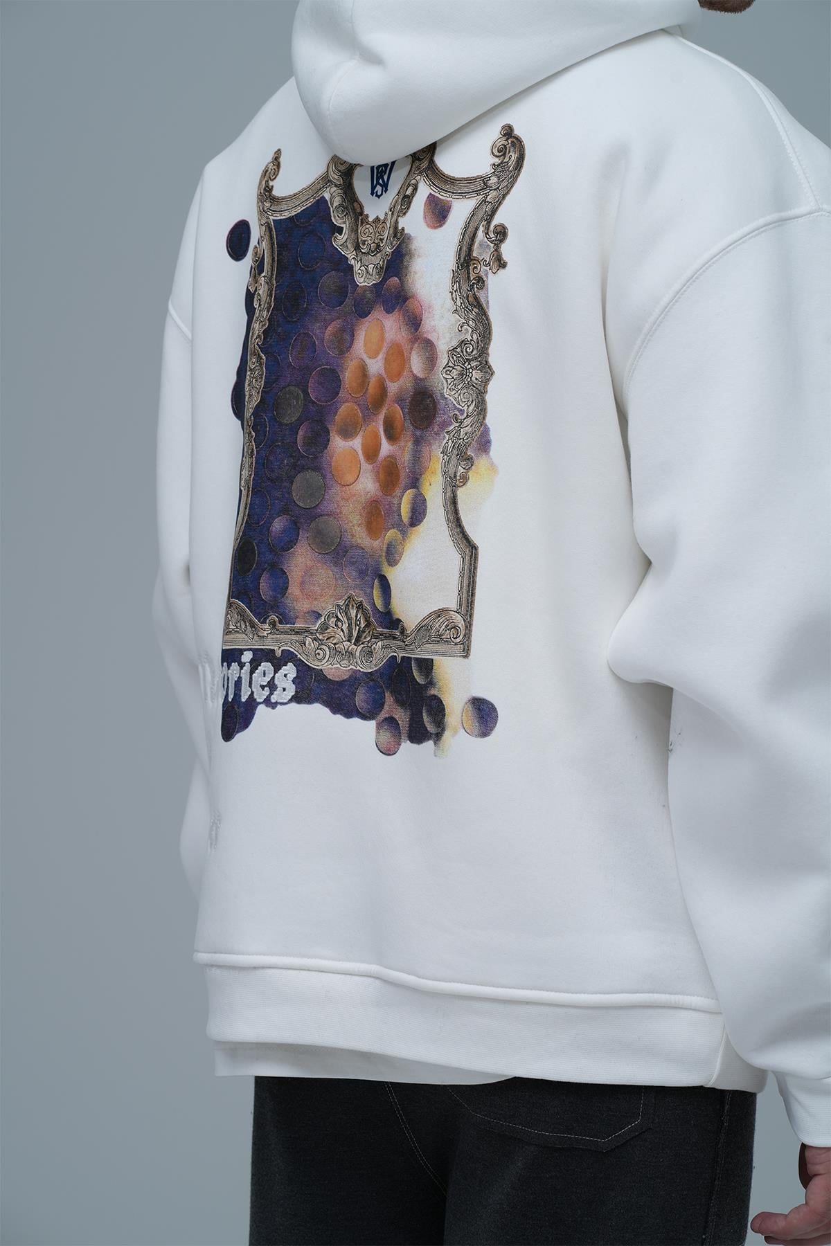 Eternal Frame Oversize Sweatshirt Erkek Taş