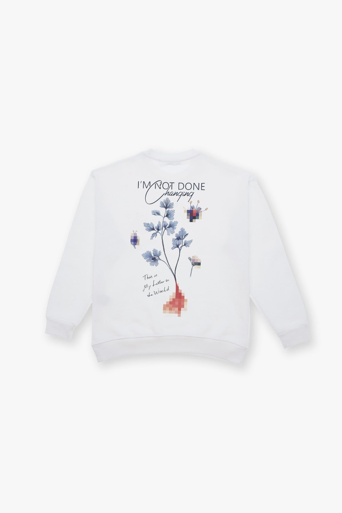 Evolving Oversize Sweatshirt Erkek Ekru