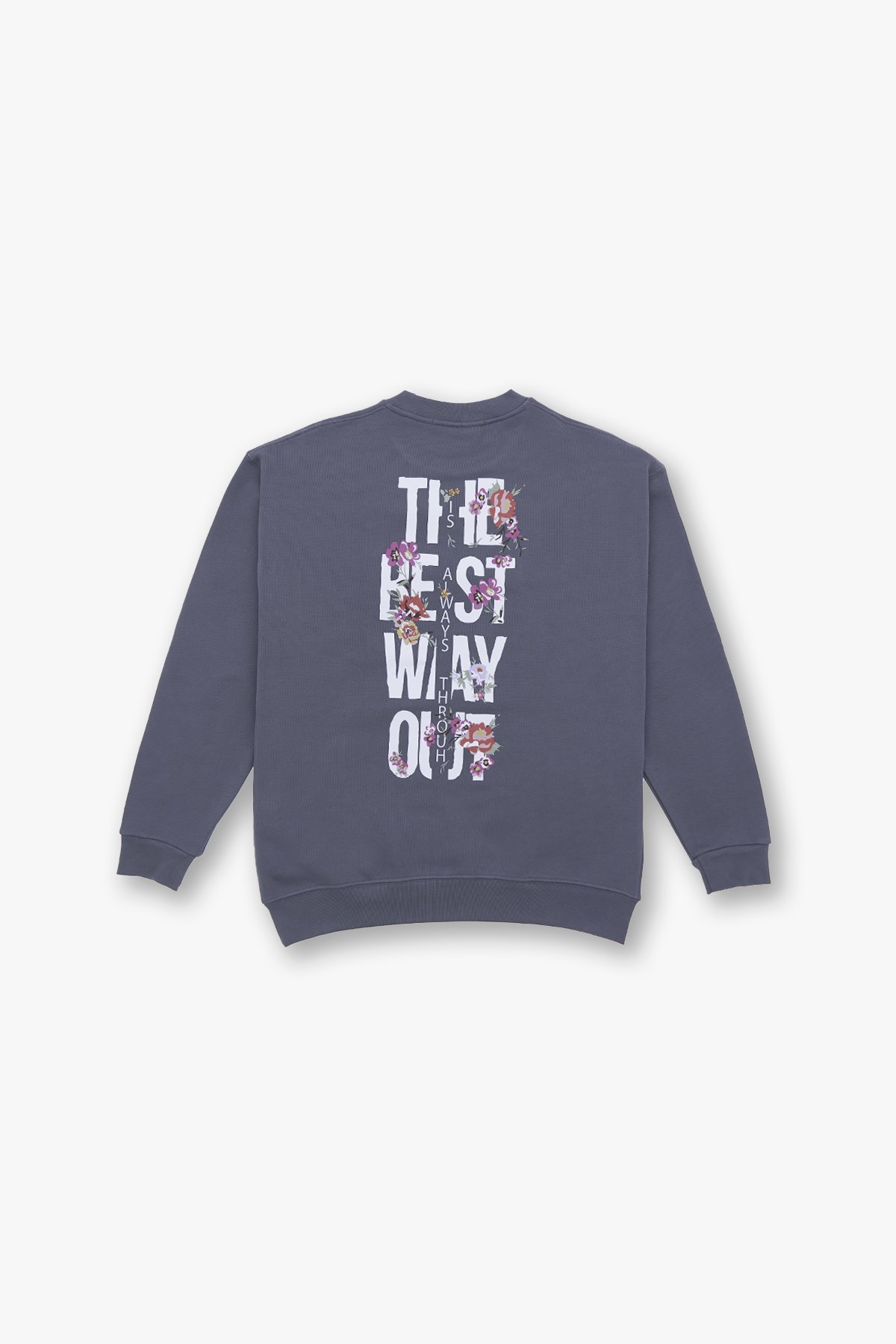 Freedom Theory Oversize Sweatshirt Erkek Füme