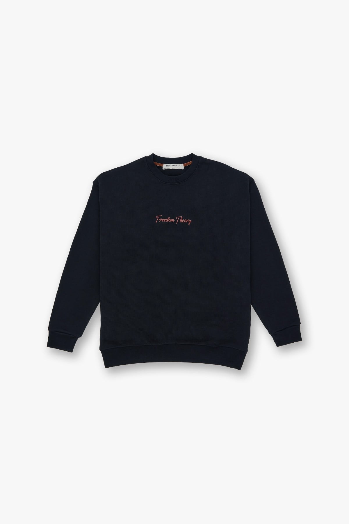 Freedom Theory Oversize Sweatshirt Erkek Siyah