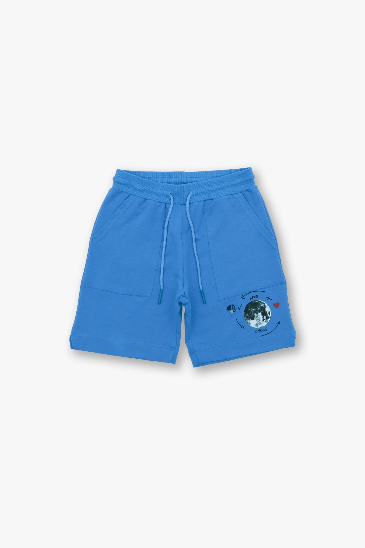 LifeCycle Relaxed Fit Şort Erkek Mavi