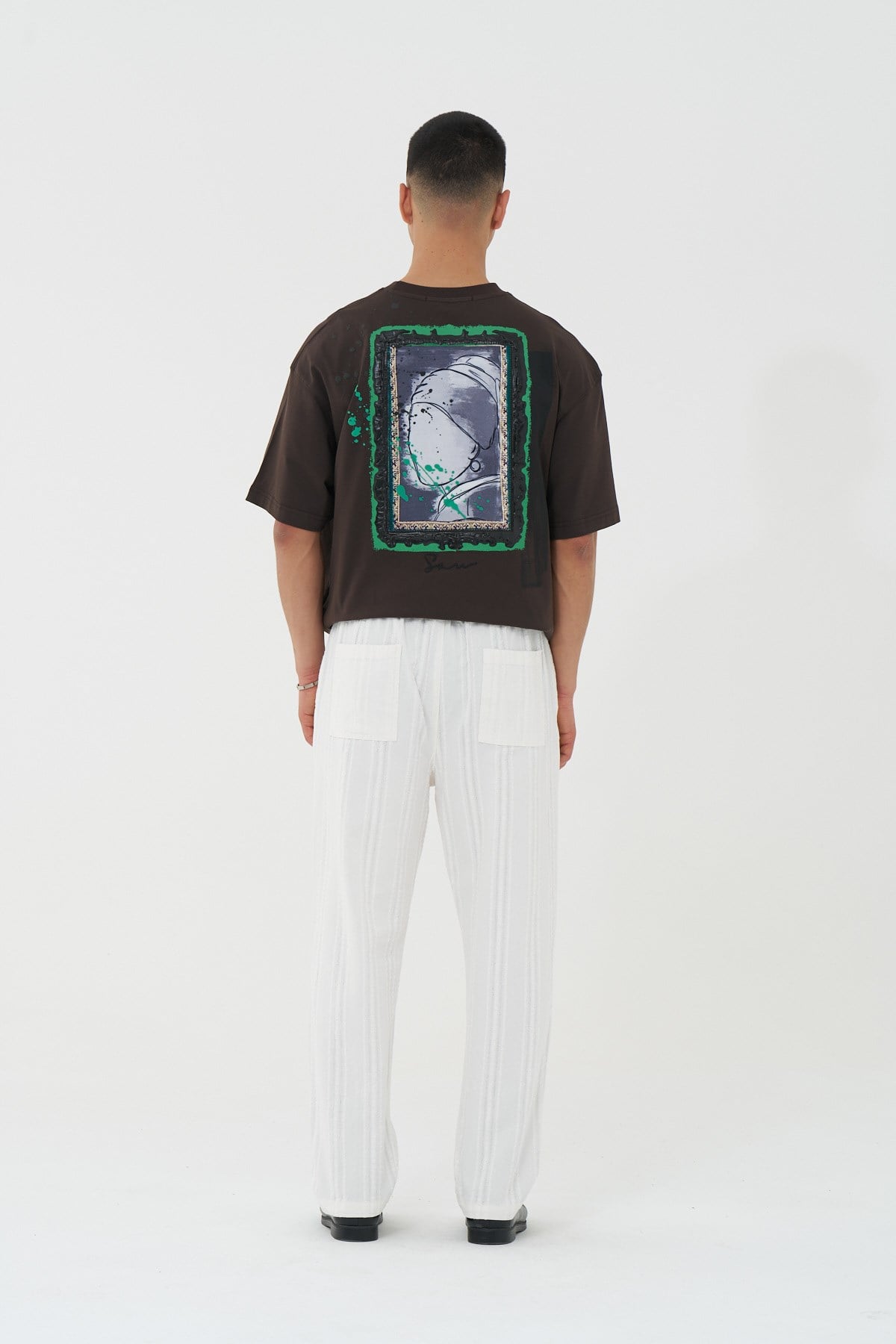 Loomline Relaxed Fit Erkek Pantolon Ekru