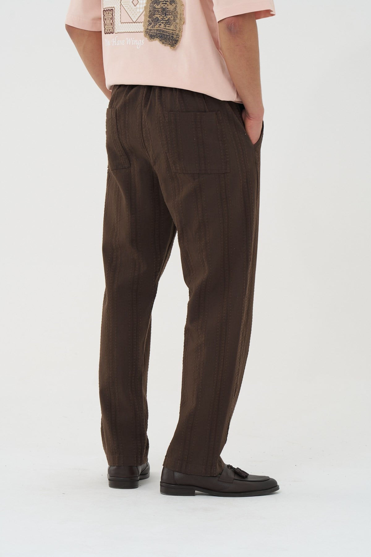 Loomline Relaxed Fit Erkek Pantolon Kahverengi