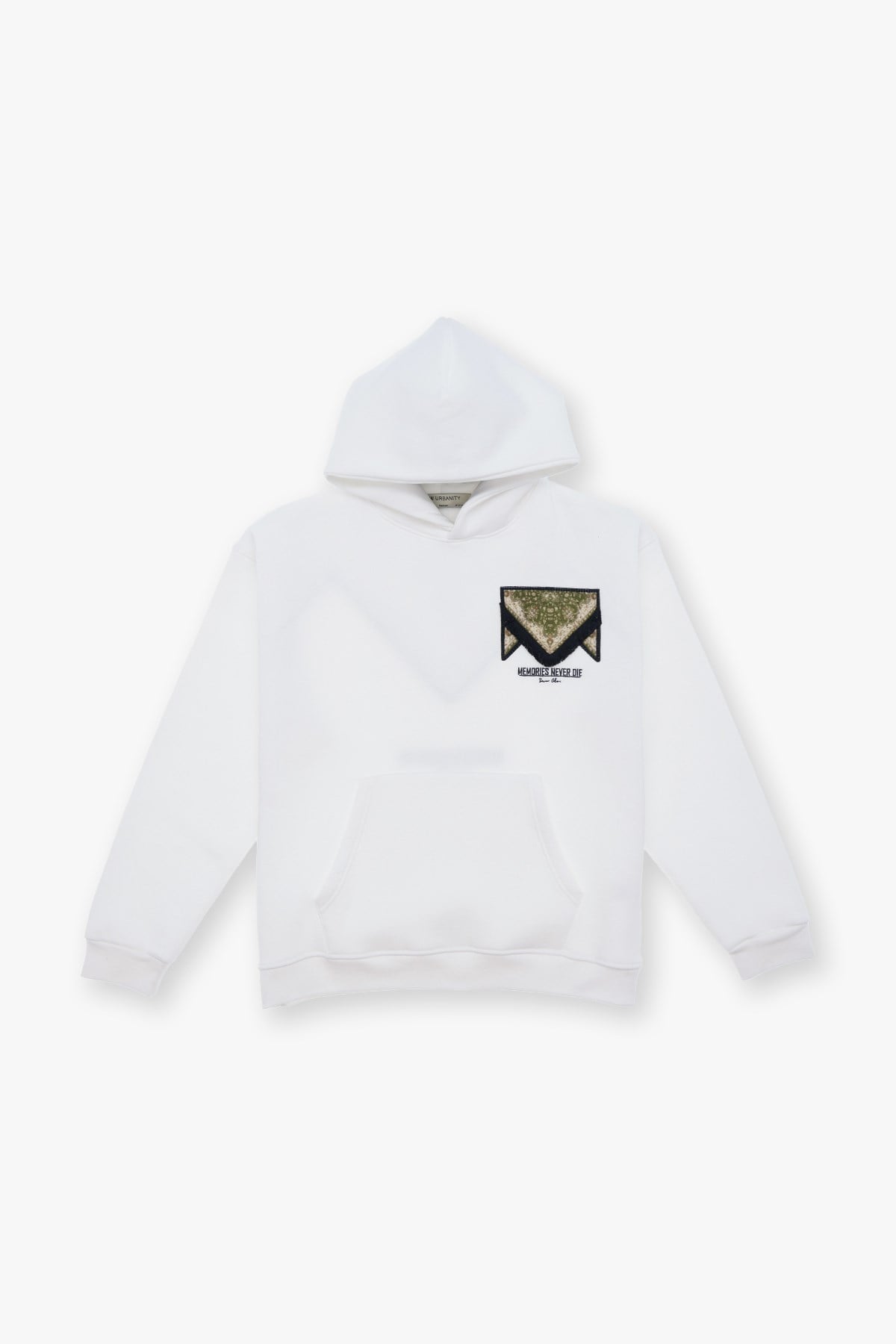 Memories Never Die Oversize Sweatshirt Kadın Ekru