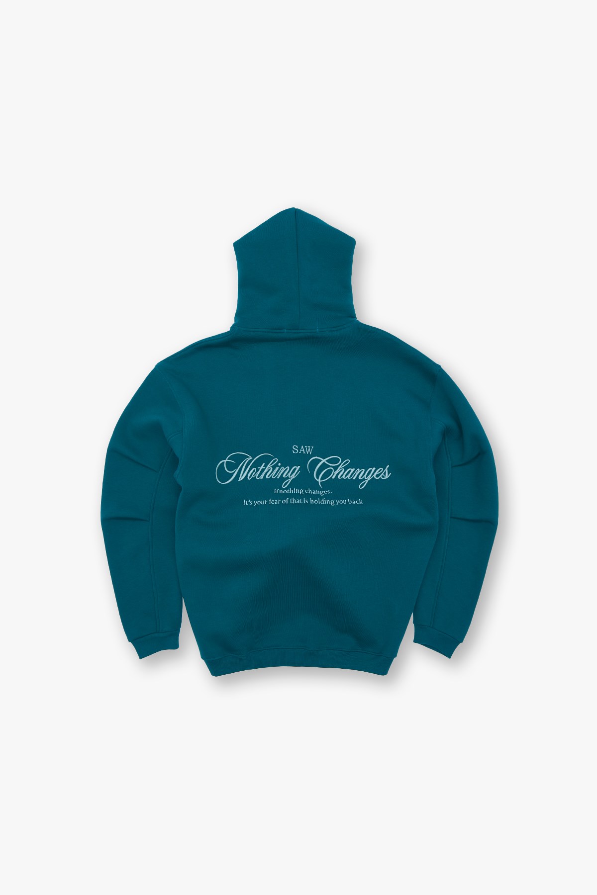 Nothing Changes Oversize Sweatshirt Erkek Neft Yeşili
