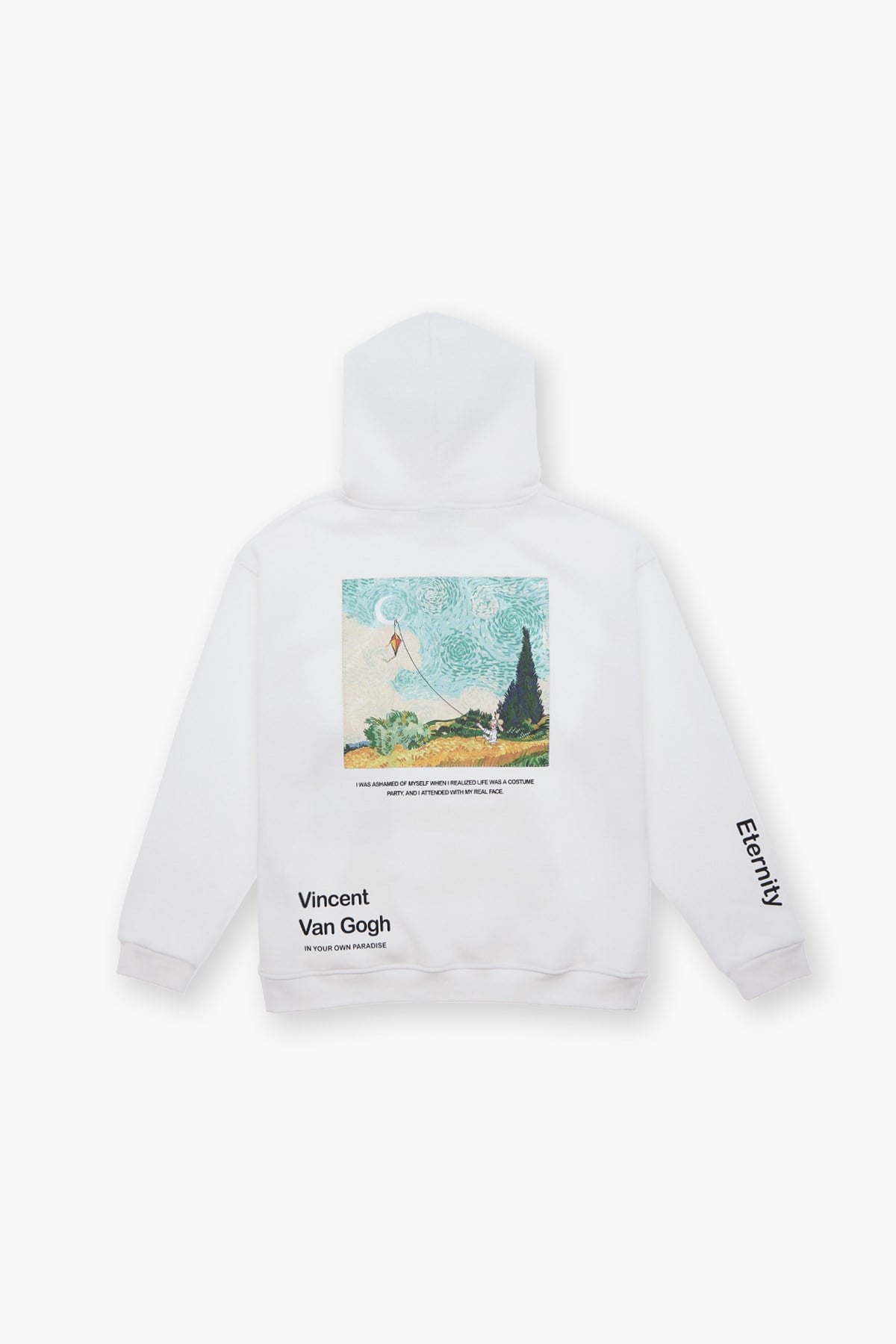 Paradise Within Oversize Sweatshirt Kadın Ekru