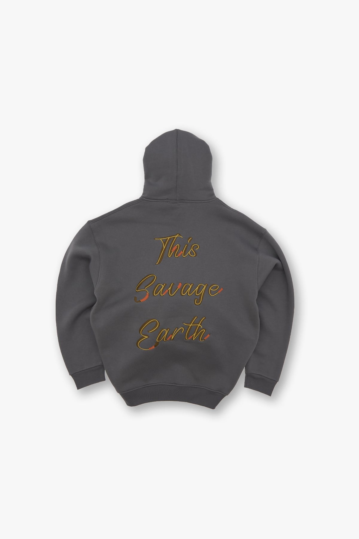 Savage Earth Oversize Sweatshirt Erkek Füme