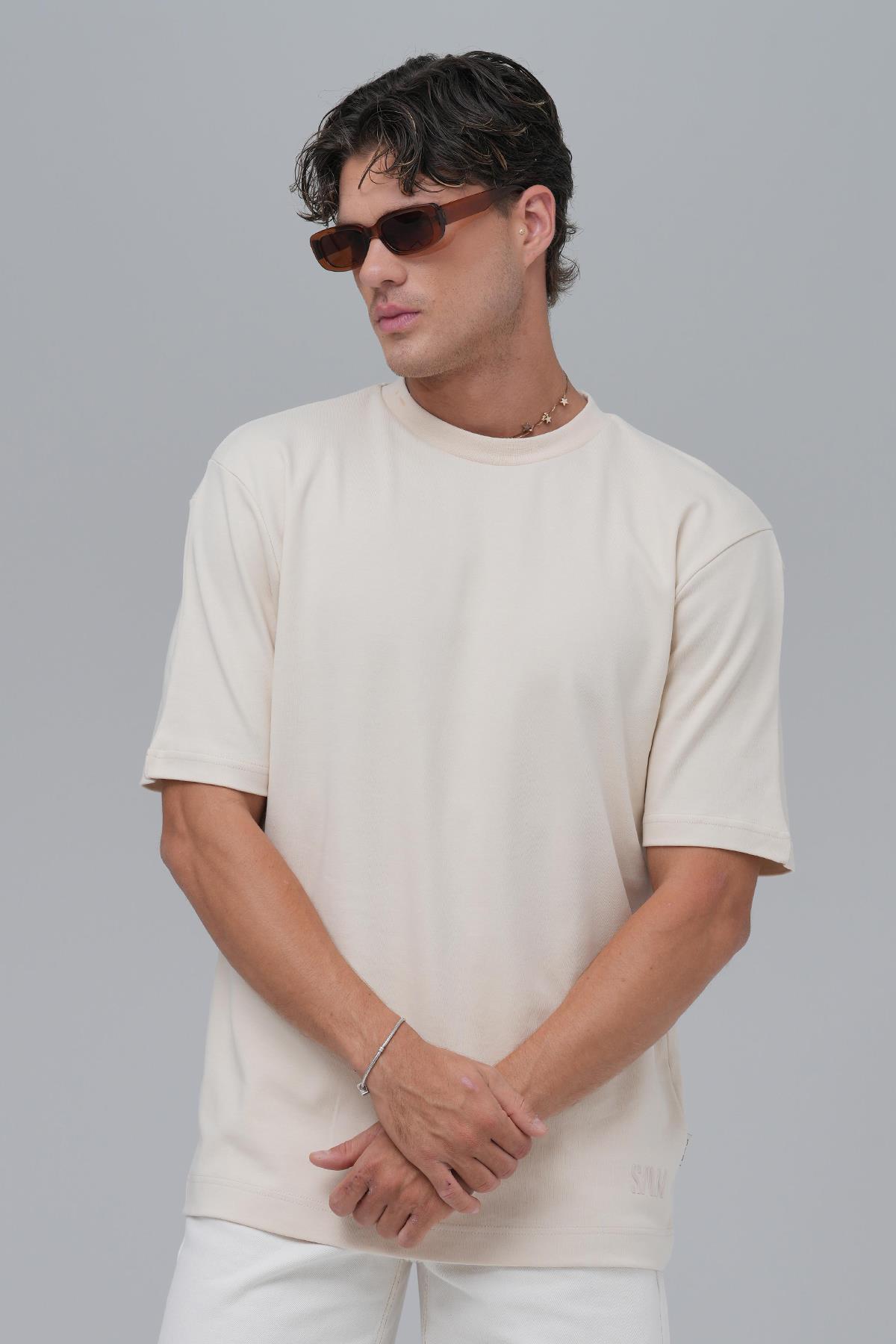 SAW Club Basic Regular Fit Tişört Erkek Stone