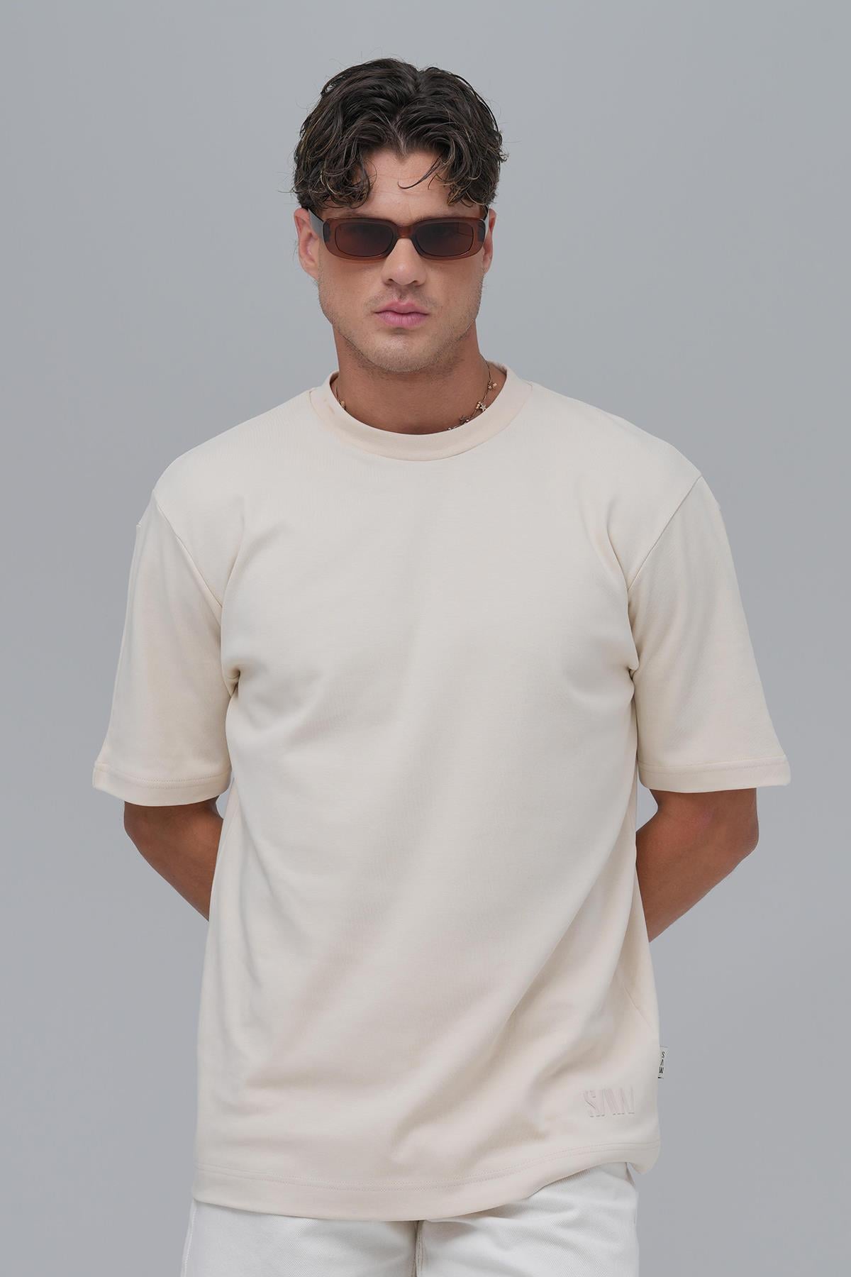 SAW Club Basic Regular Fit Tişört Erkek Stone