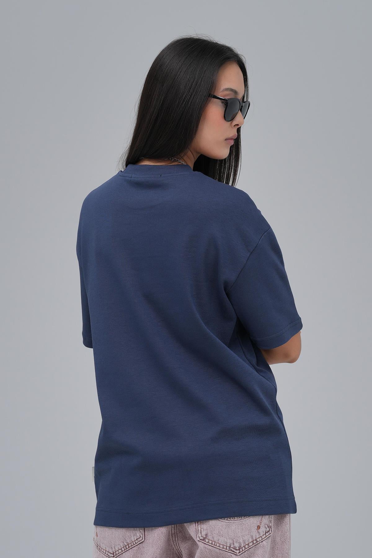 SAW Club Basic Regular Fit Tişört Kadın Lacivert