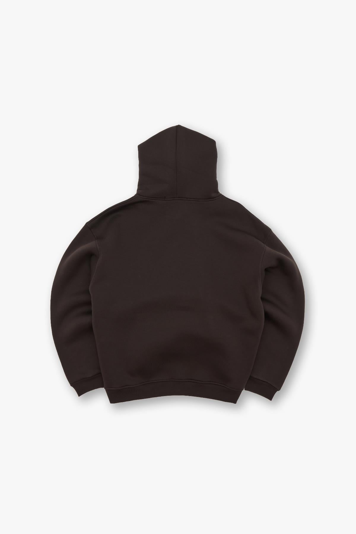 SAW Club Oversize Sweatshirt Erkek Kahverengi