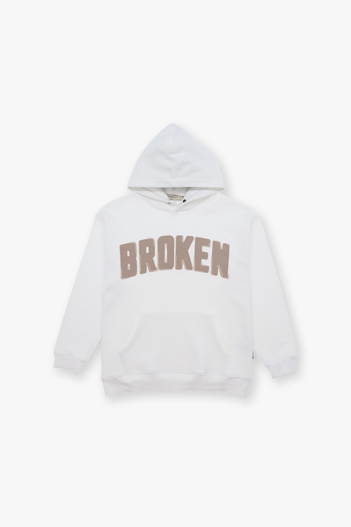 Scars & Power Oversize Sweatshirt Erkek Ekru