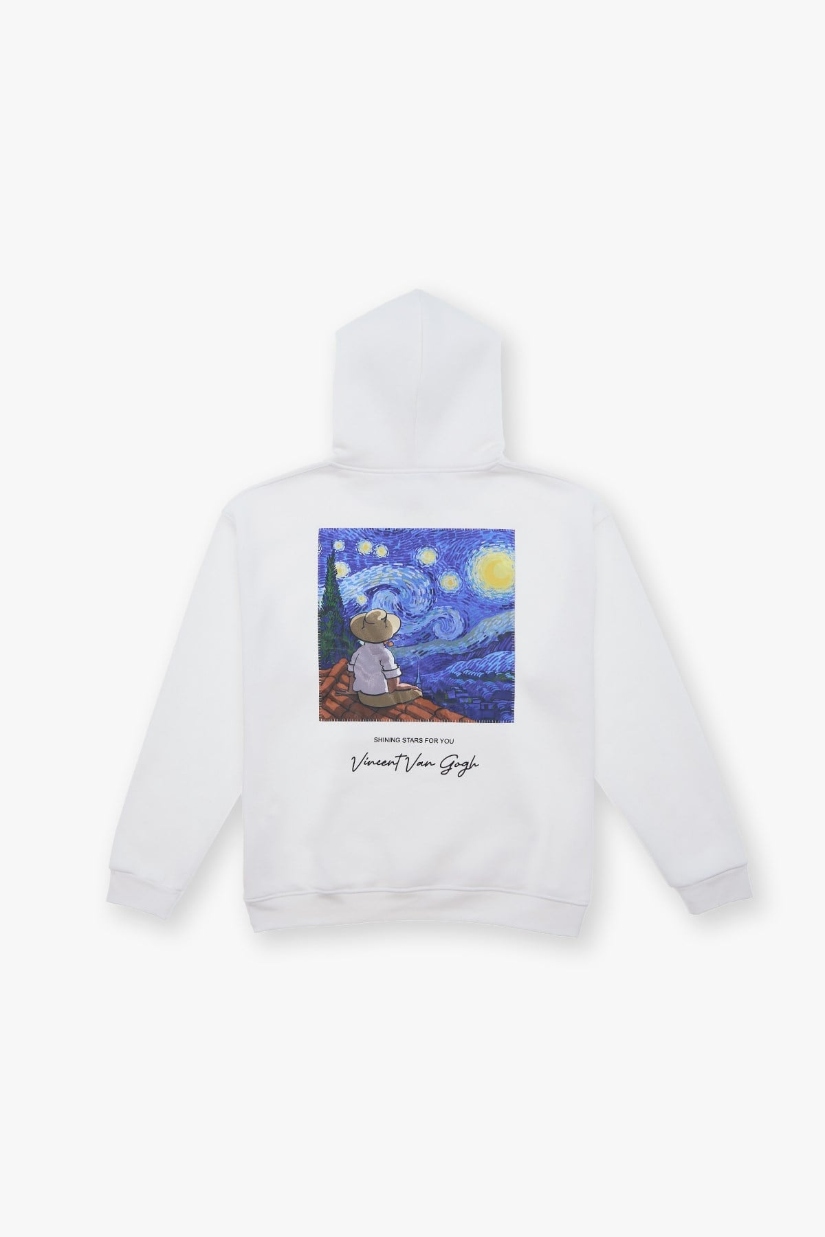 Shining Stars Oversized Sweatshirt Off White
