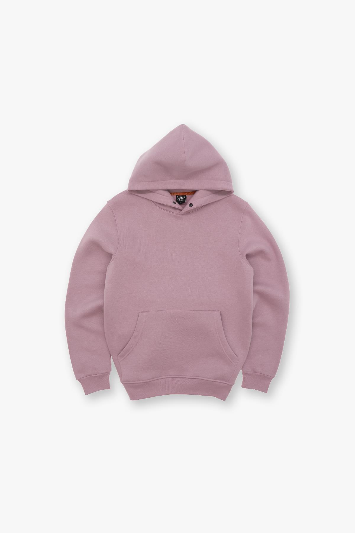 Soft Care Kapüşonlu Sweatshirt Erkek Pembe