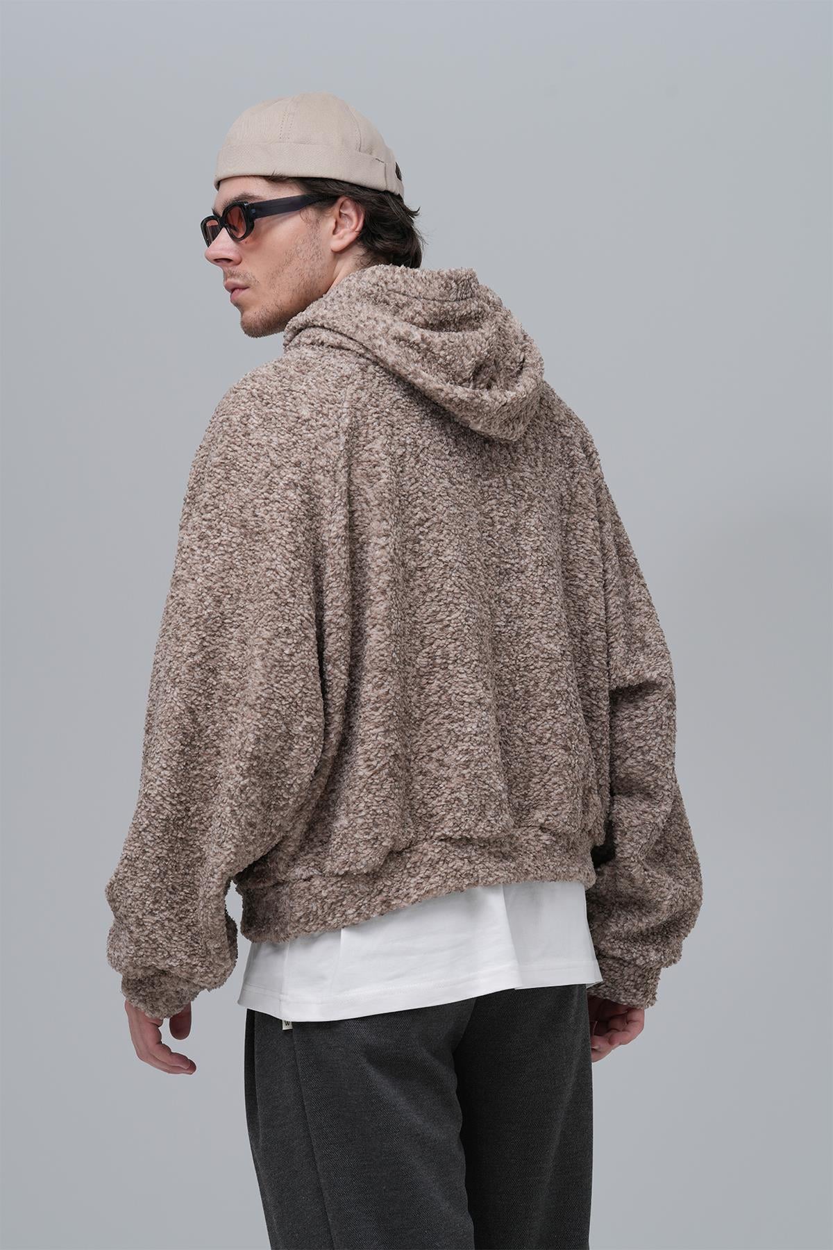 Soft Haven Oversize Welsoft Sweatshirt Erkek Vizon