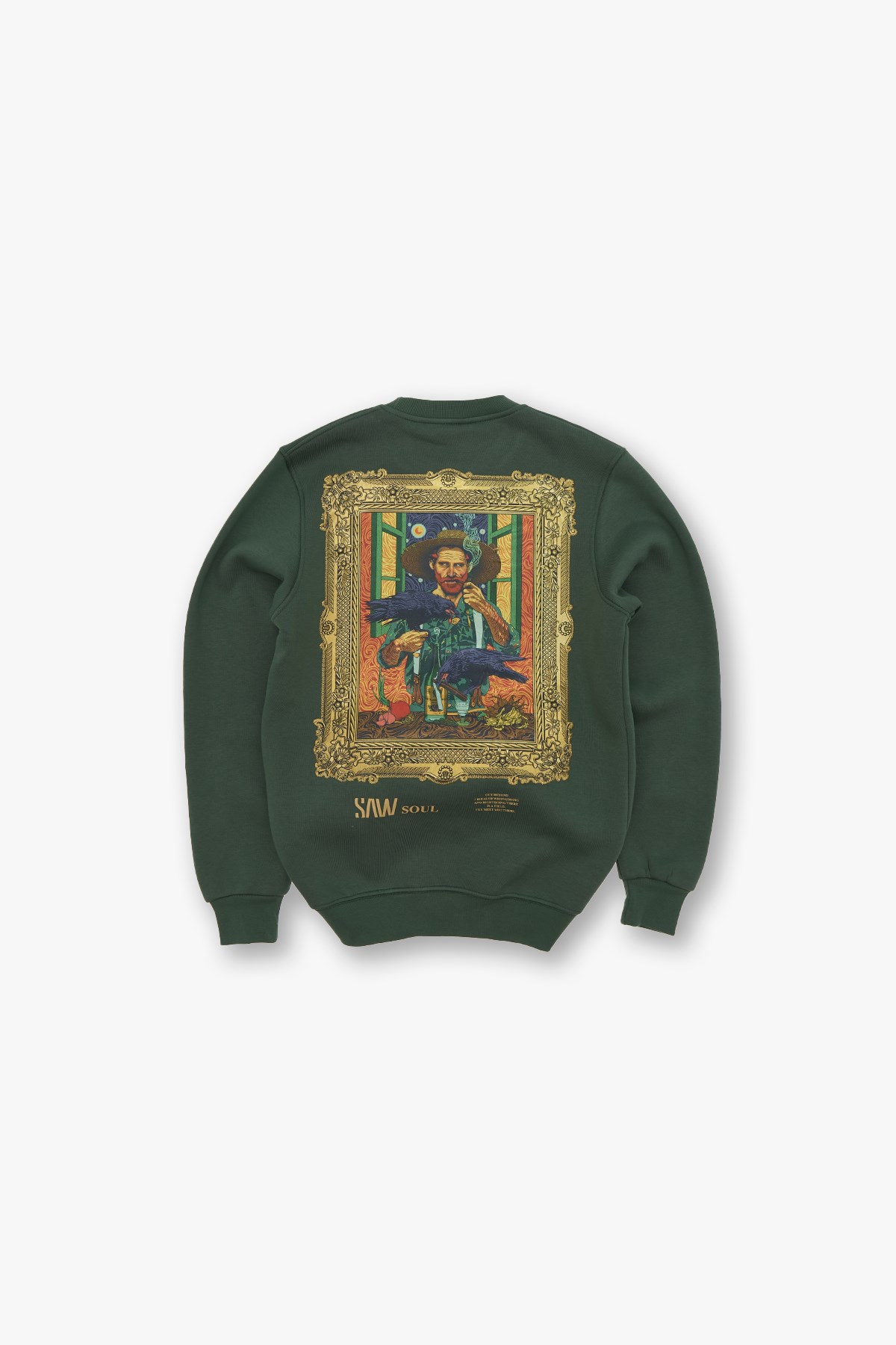 Soul Sweatshirt Erkek Koyu Yeşil