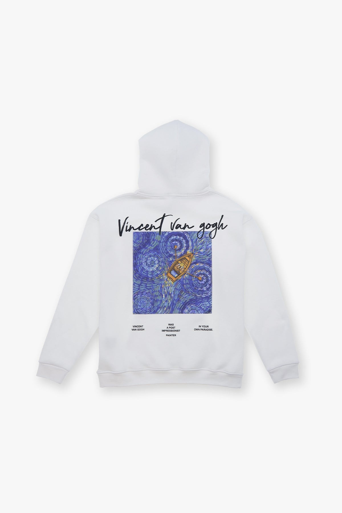 Starry Flow Oversize Sweatshirt Kadın Ekru