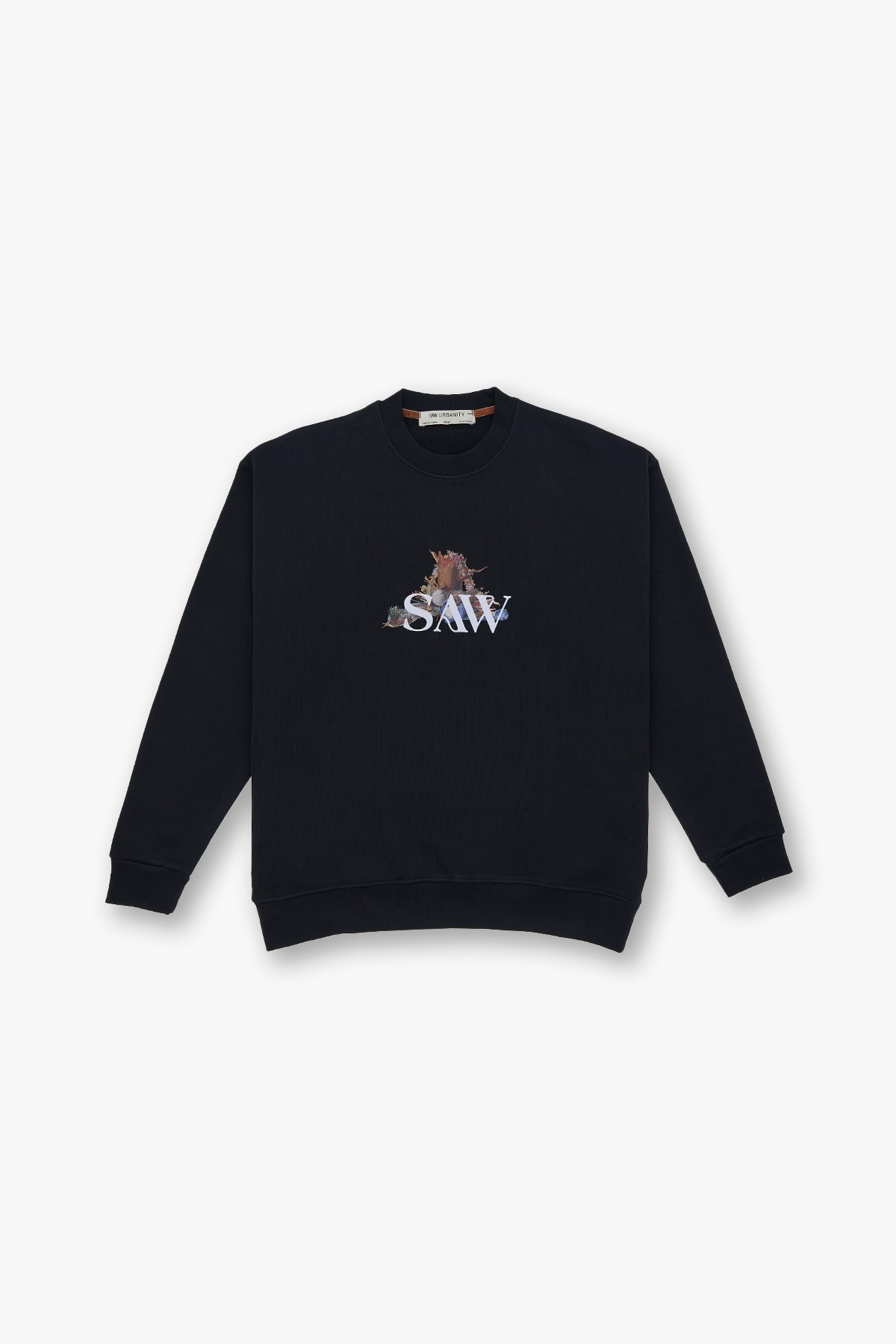 Time Capsule Oversize Sweatshirt Erkek Siyah