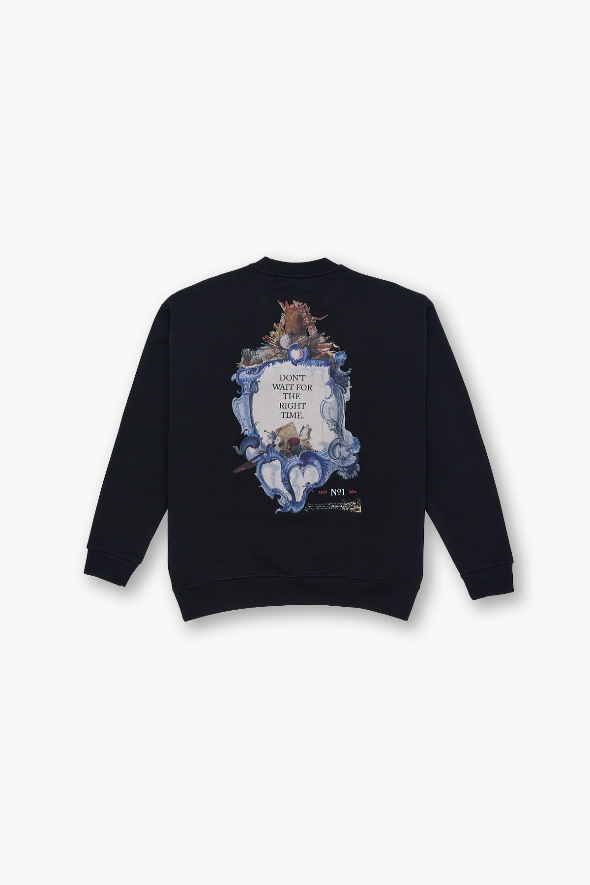 Time Capsule Oversize Sweatshirt Erkek Siyah