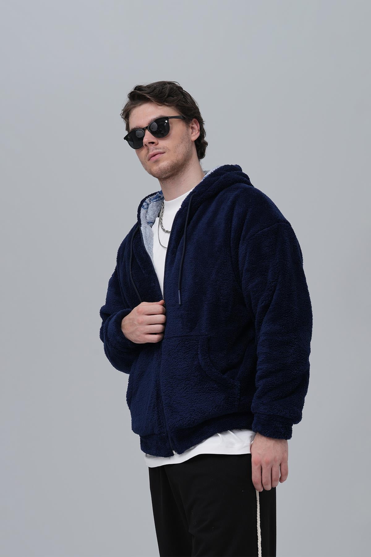 Timeless Legend Oversize Sweatshirt Erkek Larcivert