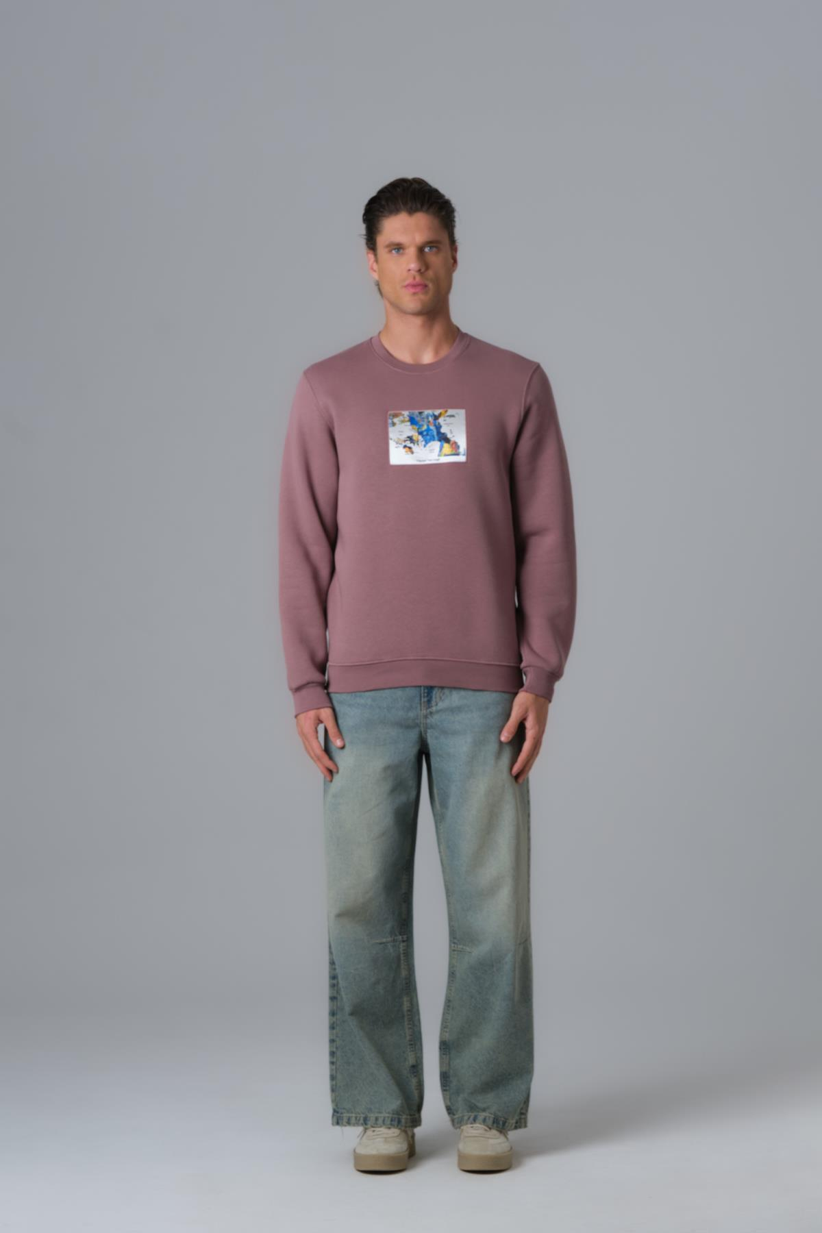Van Gogh Atlas Sweatshirt Erkek Mürdüm