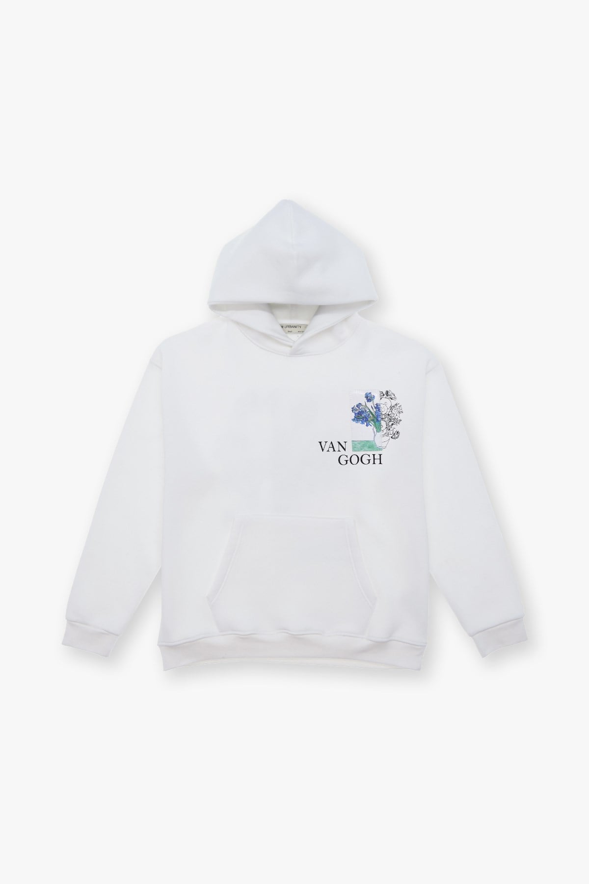 Van Gogh Irises Oversize Sweatshirt Erkek Ekru