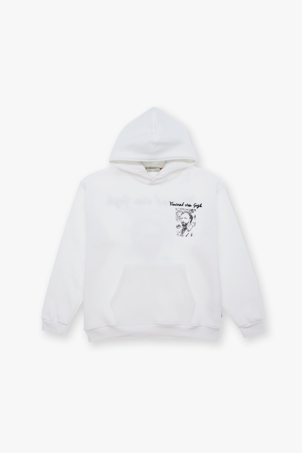 Van Gogh Threads Oversize Sweatshirt Kadın Ekru