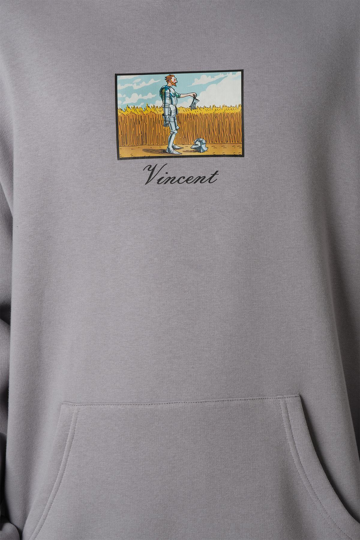 Vincent's Tears Oversize Sweatshirt Erkek Gri