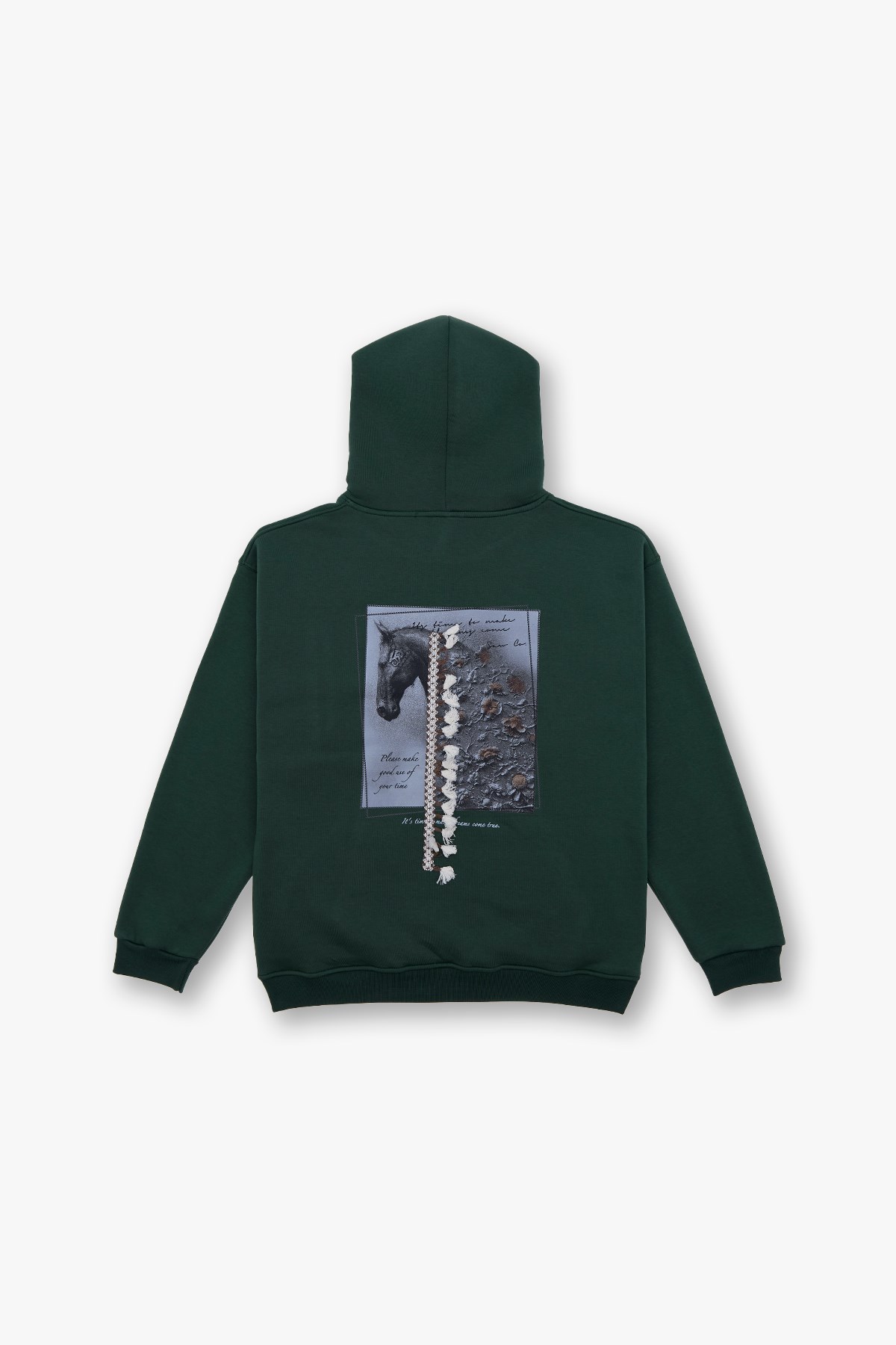 Wild Spirit Oversize Sweatshirt Kadın Yeşil
