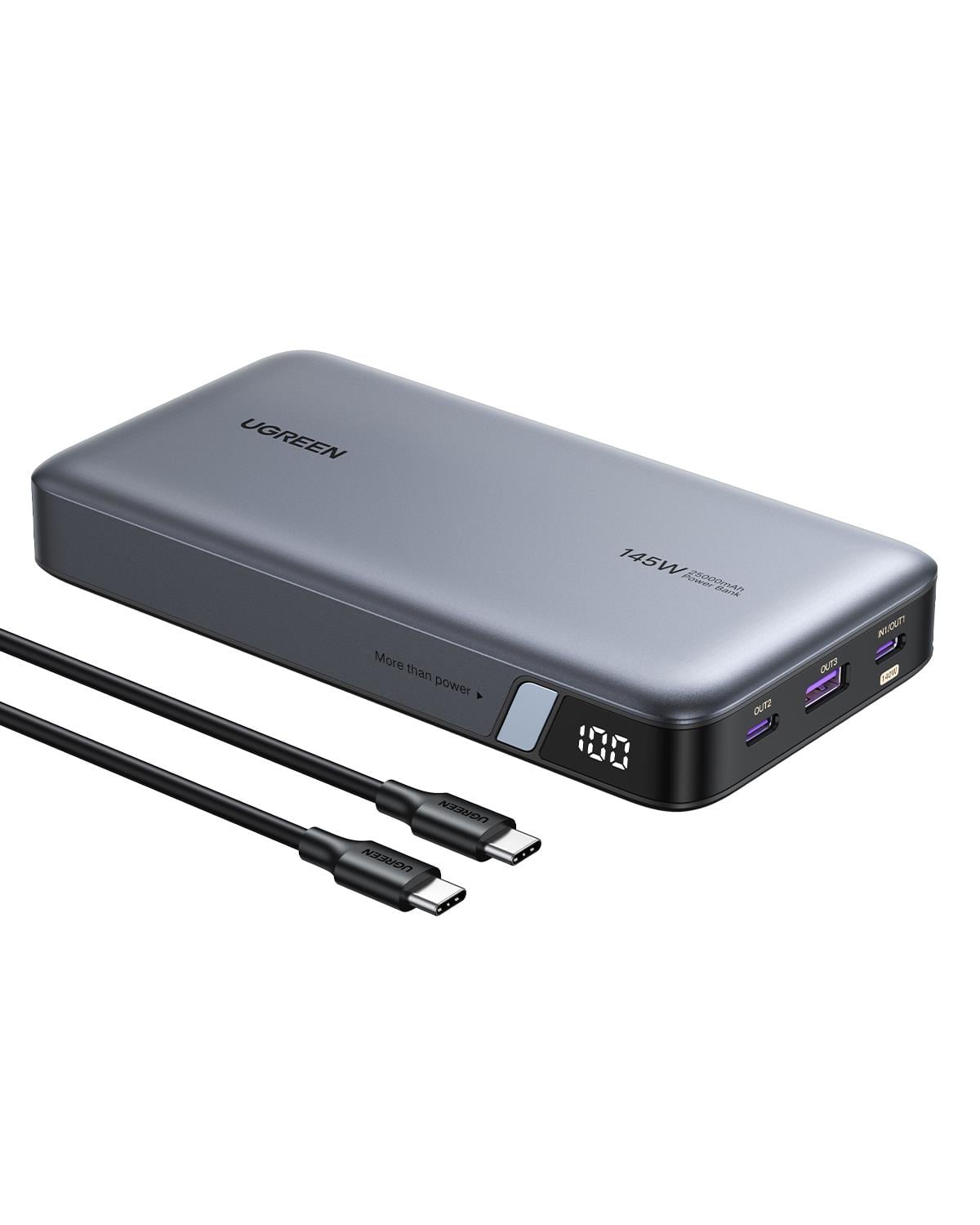 UGREEN 25.000mAh 145W PD QC Led Göstergeli Taşınab