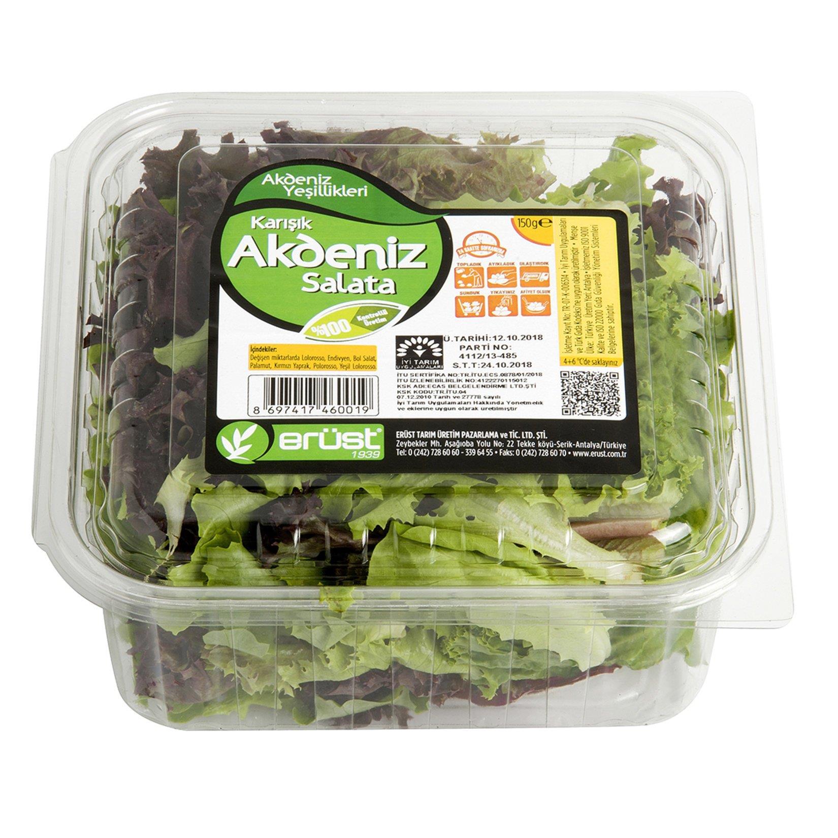 Erüst Salata Karışık 150 G Adet