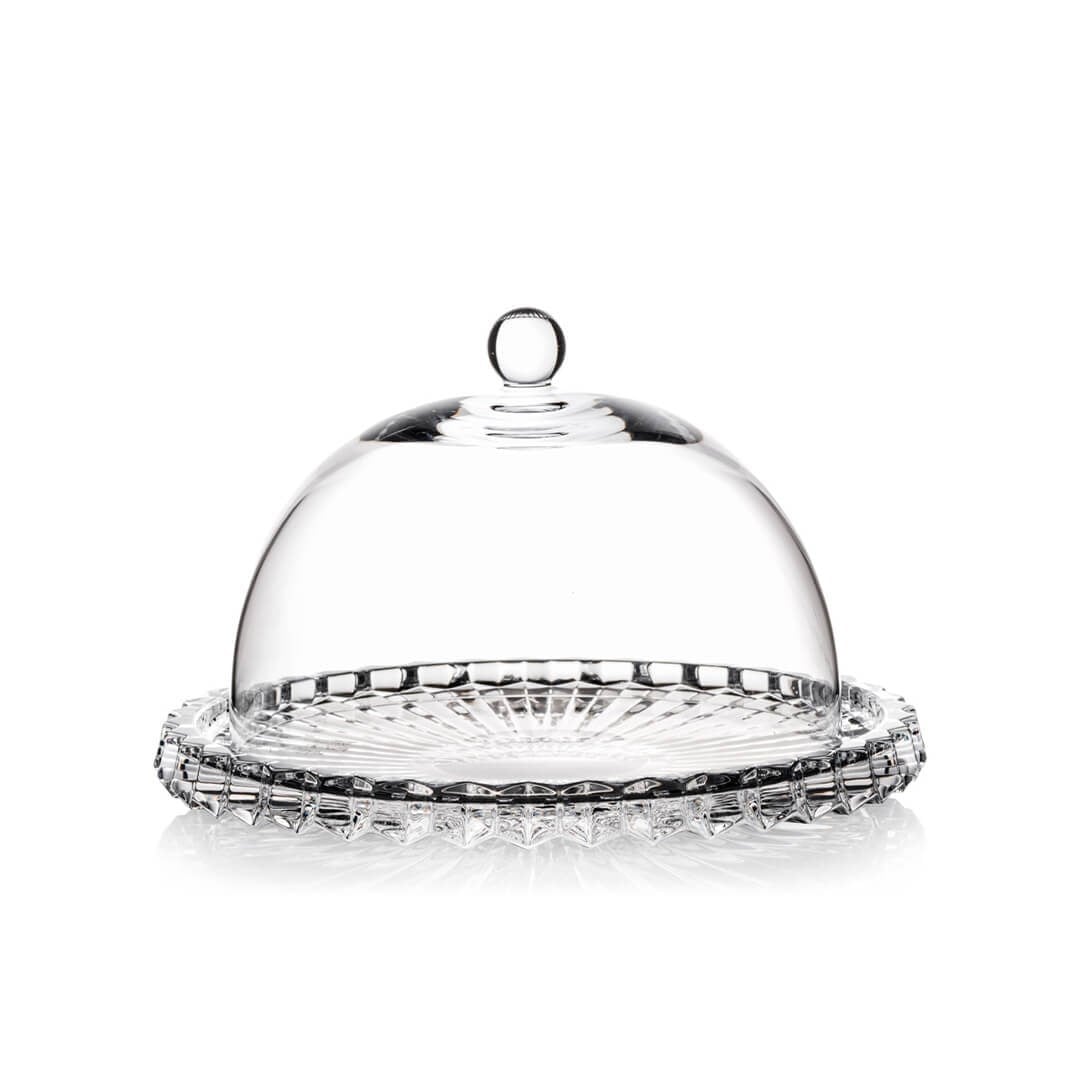 130640 S/1 PLATTER 18 CM WITH COVER CROWN JEWEL