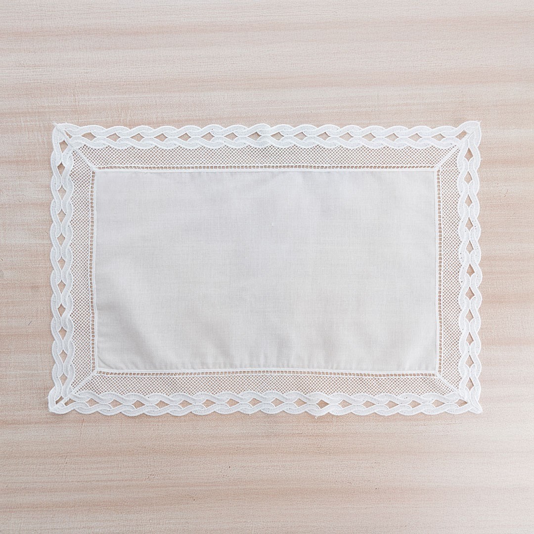DANTELLİ AMERİKAN SERVİS 2Lİ PAKET SU DALGASI 35*50  BEYA