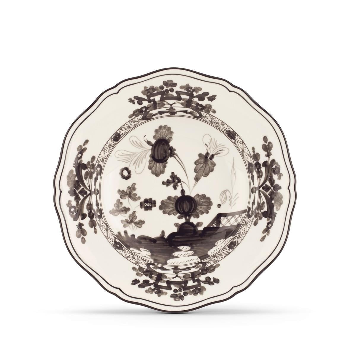 Ginori 1735 Oriente İtaliano Albus Çukur Yemek Tabağı