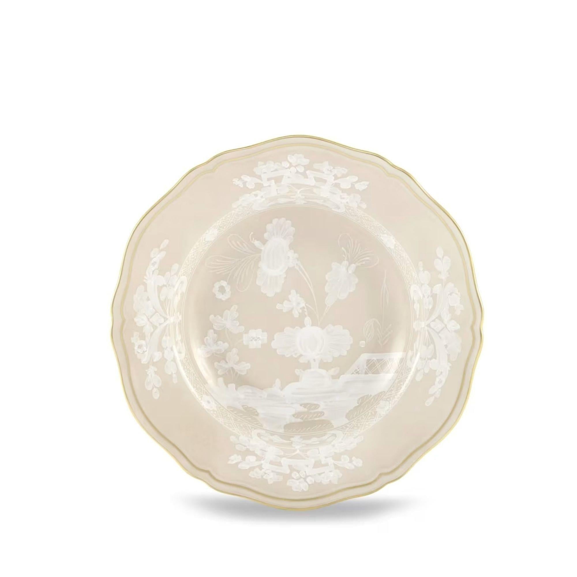 Ginori 1735 Oriente İtaliano Meringa Çukur Yemek Tabağı