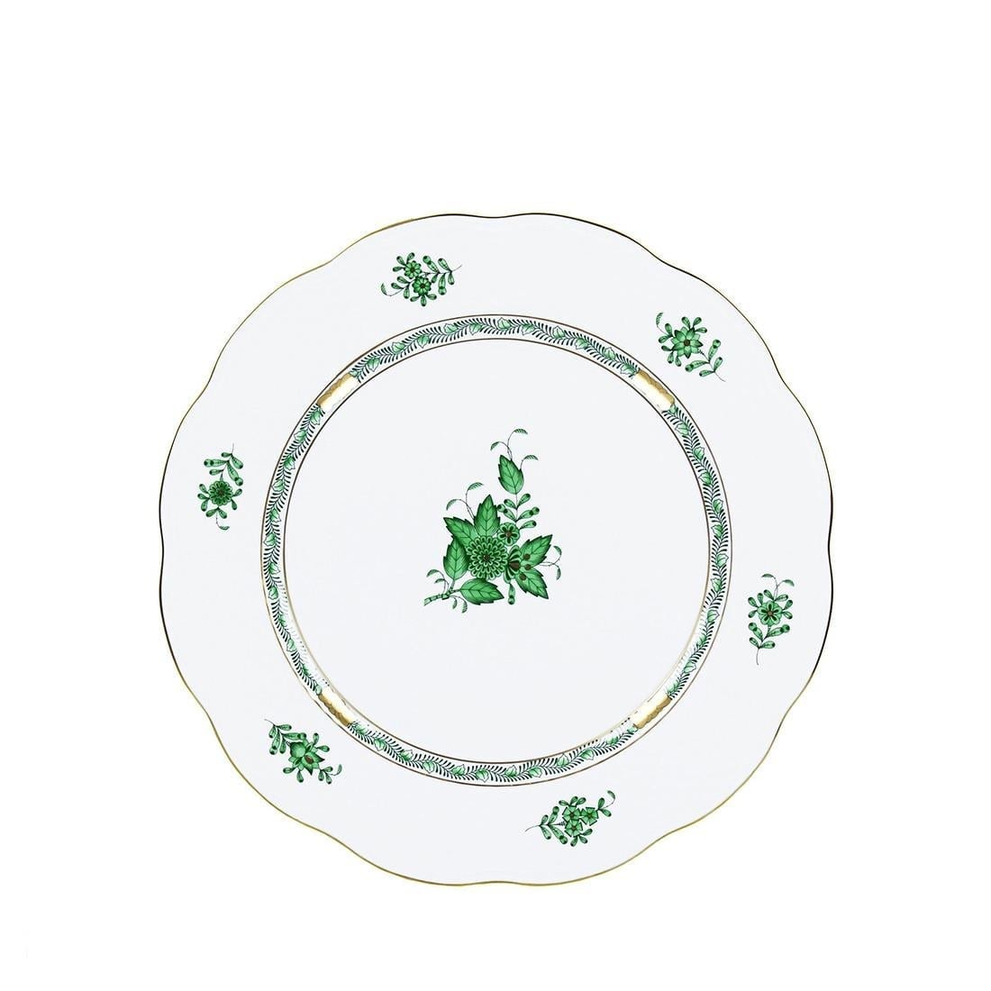 HEREND APPONYİ 25 CM TABAK YEŞİL