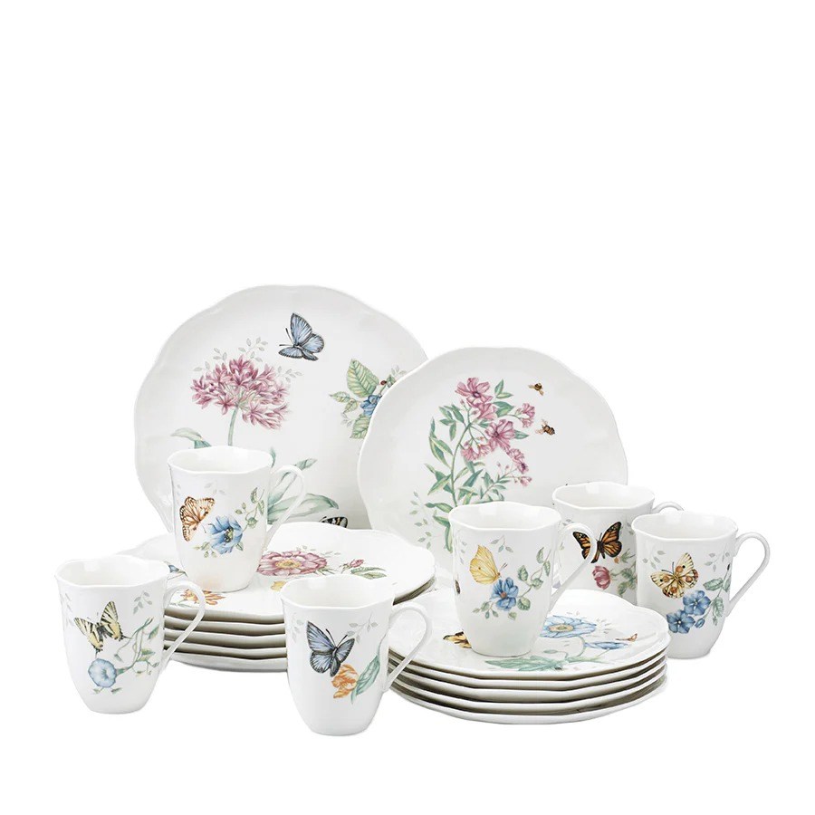 LEN6342794 BUTTERFLY YEMEK PASTA KUPA 6 KŞL 18PRÇ SET