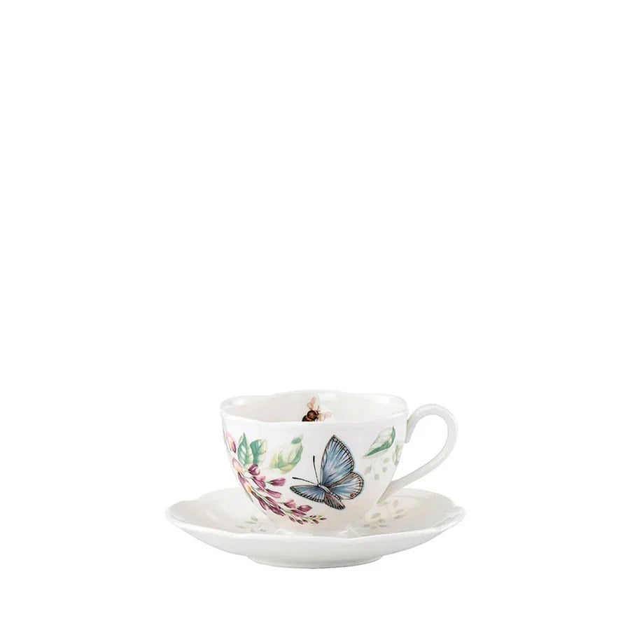 LEN812098 BUTTERFLY NESC./ÇAY FİNCAN TABAĞI BLUE BUTTE