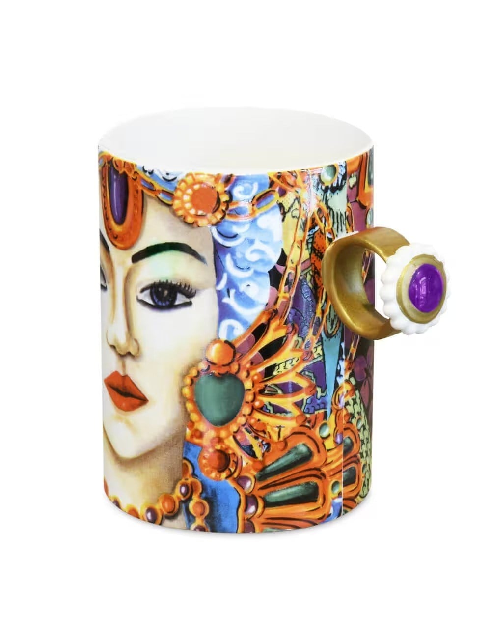 MUG.GIO05 BACİ GİO YÜZLÜ KUPA MOR H 10CM