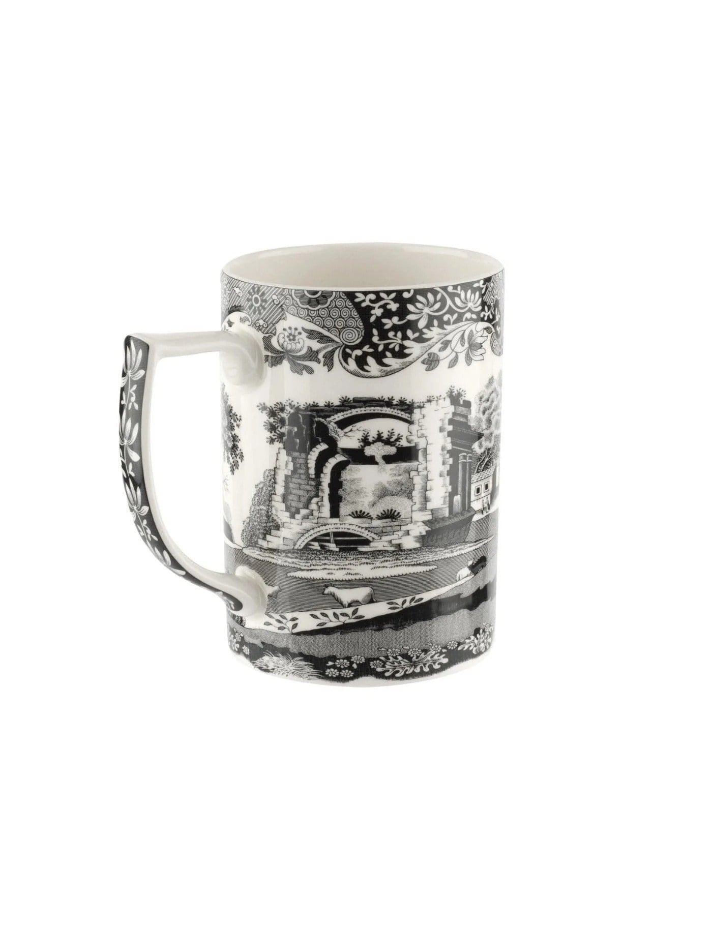 RW.BKI.4882 BLACK ITALIAN MUG
