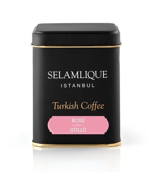 SELAMLIQUE STC09125 TÜRK KAHVESİ GÜLLÜ METAL 125GR METAL KUT