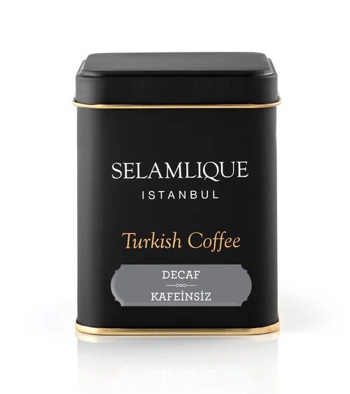 STC07125 Türk Kahvesi Kafeinsiz 125 g Metal Kutu