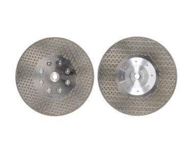 Elektrolize Elmas Testere Çift Yüzey Kaplı M14 Flanşlı 125 mm