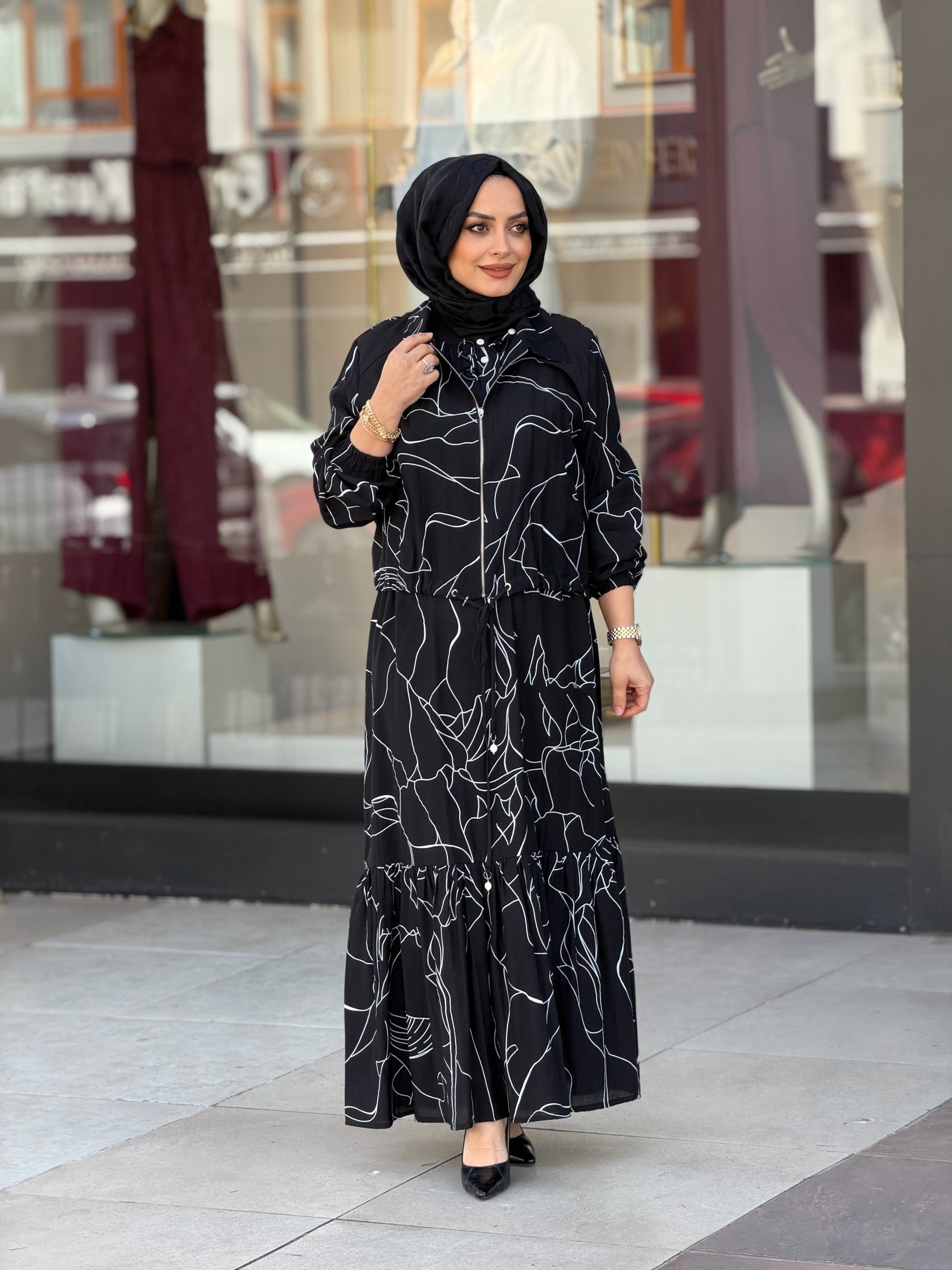 CEKETLİ ELBİSE MODEL