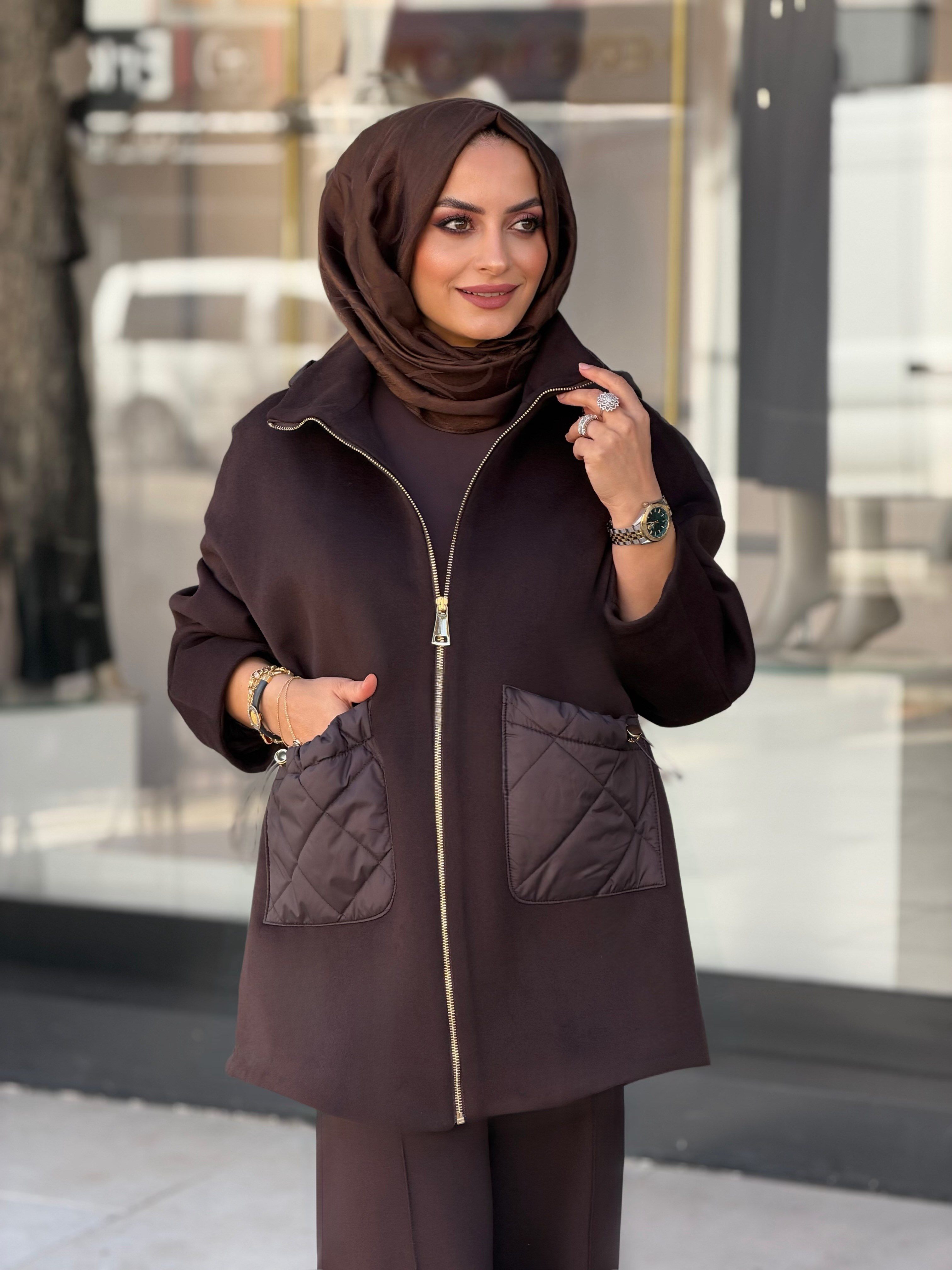 PEARL ZİP MONT