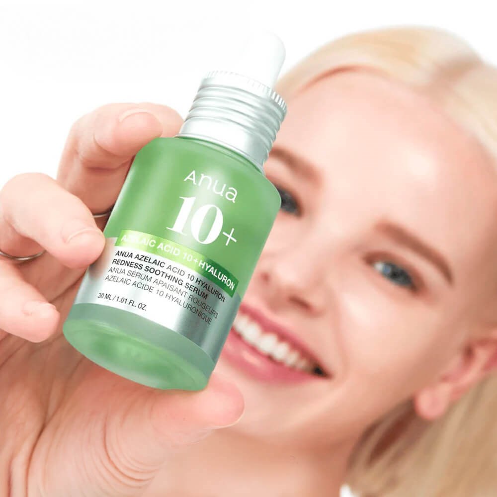 Anua Azelaic Acid 10 Hyaluron Redness Soothing Serum | %10 Azelaik Asit, Hyalüronik Asit ve CICA İçeren Kızarıklık Karşıtı Serum 30 ml